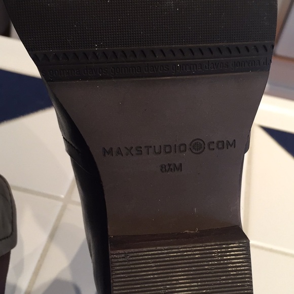 MAx studio brown leather boots - Picture 3 of 4